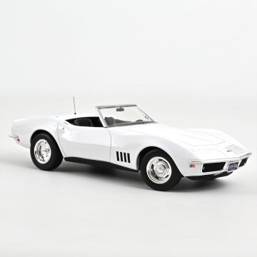 Chevrolet Corvette C3 Convertible 1:18 Modellauto Miniatur 1/18 Can Am 189038 Norev Weiß White