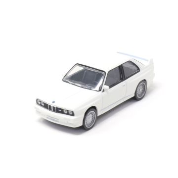 BMW M3 E30 1:43 Modellauto Miniatur 1/43 Weiß 1986 Norev 350012 JET CAR White