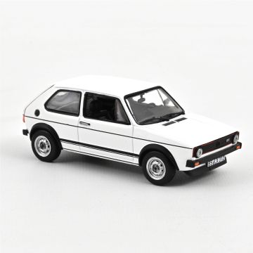VW Golf 1 GTI 1:43 Modellauto Miniatur 1/43 Norev 1976 Polarweiß White 840048 I MK1 