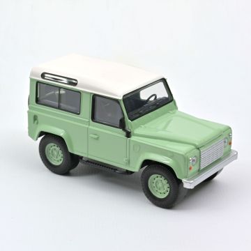 Land Rover Defender 1:43 Modellauto Miniatur 1/43 1995 Grün Weiß Norev 845106