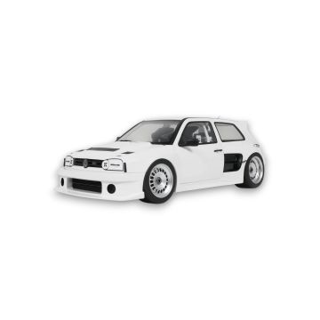 Volkswagen Golf III Khyzyl Saleem White 2024 1:18 