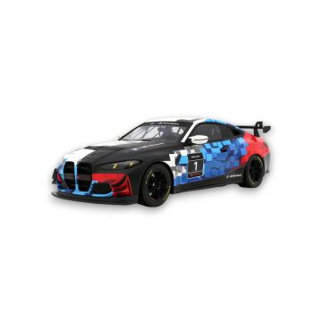 BMW M4 GT4 White 2024 1:18