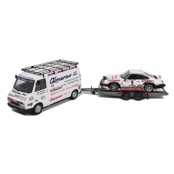 Porsche 911 SC Gr. 4 Citroen C35 1:18 Modellauto Miniatur Rallye Portugal 1981 1/18 OT374