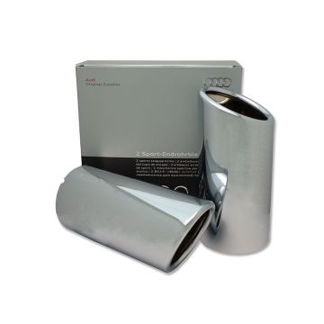 Audi A4 Sport Endrohrblenden Chrom 2.0 TFSI