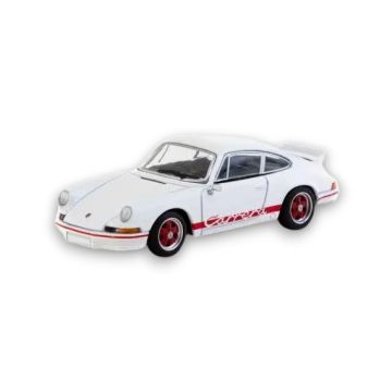 Porsche 911 Carrera RS 2.7 Lightweight White / Red 1:64 Modell Tarmac T64S-023-WR