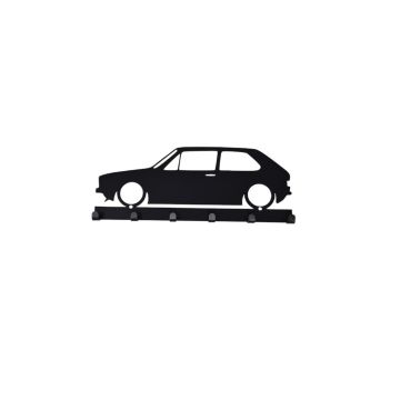 VW Schlüsselbrett Golf 1 GTI Stahl Brett für Schlüssel Schwarz Z 058743 GTI