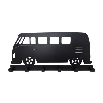VW T1 Schlüsselbrett Schwarz Stahl Brett für Schlüssel Z 058743 ST1