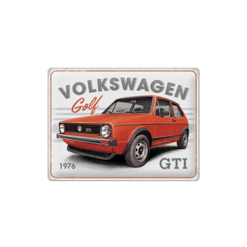 VW GTI 1976 Nostalgic-Art Retro Blechschild 30 x 40 cm Schild Z 093138